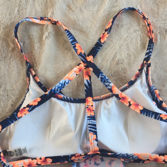 Victoria Secret PINK blue bikini top size medium - Picture 2 of 6